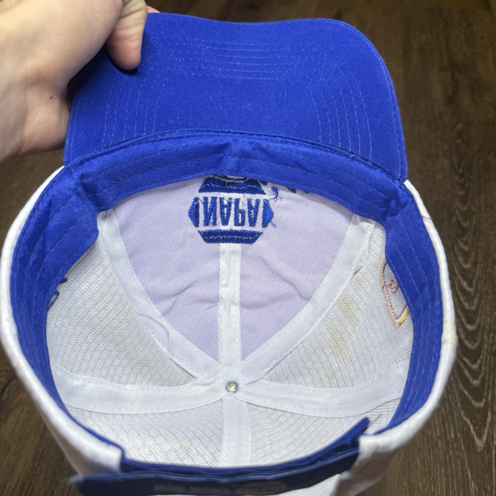 Vintage Napa Chase Elliot Hat Blue White Strap Embroidered Racing Nascar — image 5 of 7
